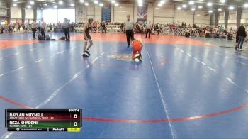 80 lbs Rd# 2 10:30am Friday - Reza Khademi, Florida Elite vs Raylan Mitchell, Great Neck WC National Team