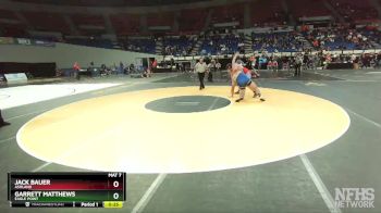 5A-285 lbs Cons. Round 3 - Garrett Matthews, Eagle Point vs Jack Bauer, Ashland