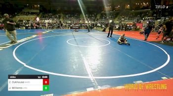 49 lbs Semifinal - Zeth Dykhouse, Massa's Maniacs vs Judah Williams, Lions Wrestling Academy