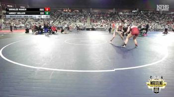 G6A-140 lbs Quarterfinal - Abbey Miller, BIXBY (Girls) vs Brinlee Nimeh, OWASSO (Girls)