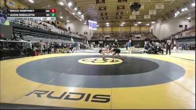 113 lbs Consi Of 8 #2 - Brock Humphrey, Linsly School vs Jaxon Sgrulletta, Greens Farms Academy