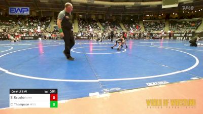 55 lbs Consi Of 8 #1 - Sebastian Escobar, Grindhouse vs Colt Thompson, Nebraska Elite