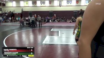 140 lbs Round 3 - Meredith Kaump, Cedar Rapids Kennedy vs Kayel Roberts, Linn-Mar