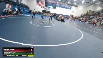 132 lbs Cons. Round 5 - Jackson East, Upton vs Zaden Seibel, Laramie