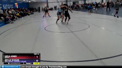 180 lbs Cons. Semi - Brylie Schaub, Iowa Central Community College vs Jayla Jones, Quincy