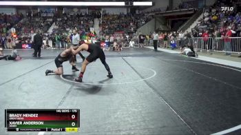 175 lbs Champ. Round 1 - Brady Mendez, Great Bend vs Xavier Anderson, Derby