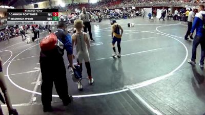 62 lbs Cons. Round 1 - Cannon Portenier, Palmyra Wrestling Club vs Maverick Wynn, Wahoo Wrestling Club