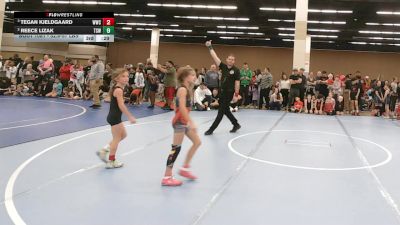 76.9-84 lbs Cons. Semis - Mackenzie Winkle, Best Trained Wrestling vs Aviana Duran, Tribe Wrestling Club