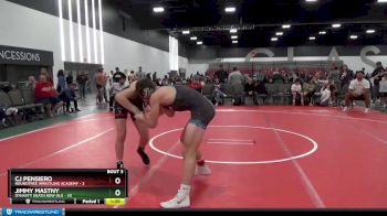 139 lbs Round 1 (8 Team) - Jimmy Mastny, Dynasty Death Row (NJ) vs CJ Pensiero, Roundtree Wrestling Academy
