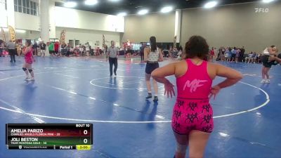 145 lbs Round 3 (8 Team) - Amelia Parizo, Charlies Angels Florida Pink vs Joli Beston, Team Montana Gold