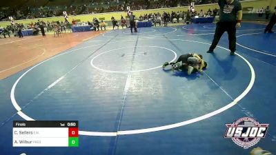 46 lbs Final - Case Sellers, Elgin Wrestling vs Asher Wilbur, Predator Wrestling