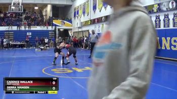 130 lbs Quarterfinal - Cadence Wallace, PORT CLINTON vs Sierra Wangen, Curtis (Girls)