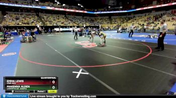 100 Class 1 lbs Quarterfinal - Emma Lewis, Lone Jack vs Makenna Alden, Lafayette (St. Joseph)