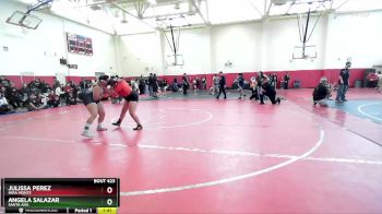 170 lbs Champ. Round 2 - Angela Salazar, Santa Ana vs Julissa Perez, Mira Monte