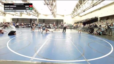 97 lbs Rr Rnd 9 - Brady Genard, Mat Assassins Black vs Justin Jani, Shore Thing Surf