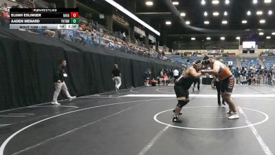 285 lbs Cons. Round 5 - Elijah Eslinger, Baker (Kan.) vs Aaden Menard, Fort Hays Tech Northwest
