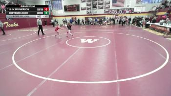 100 lbs Round 1 - Cheyenne Jones, HARRISONVILLE vs Lilly McPherson, BENTON