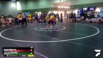 285 lbs Round 4 (6 Team) - Caelan Denigris, Delaware vs Juan Perez Jr., Nebraska Hangin` Loose