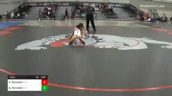 73 lbs Consolation - Kavin Muyleart, East Coast Bandits vs Brighton Karvoski, East Coast Bandits