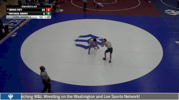 157 lbs Cons. Round 3 - Michael Beers, Elizabethtown College vs Briar Ivey, Wisconsin Eu Claire