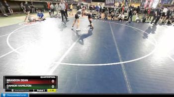 152 lbs Quarterfinal - Damion Hamilton, ID vs Brandon Dean, NJ