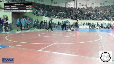110 lbs Consi Of 32 #1 - Landry Askins, Duncan Middle School vs Kamari Chatman, Greenwood Wrestling Academy