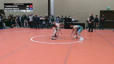 126 lbs Cons. Rd Of 32 - Carter Patton, Arsenal Wrestling Club vs Brandon Trujillo, Basement Rats