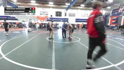144 lbs Cons. Round 7 - Abdullah Mohammadi, Poway vs Sebastian Rodriguez, Palm Desert