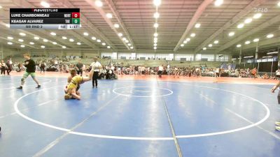 160 lbs Rr Rnd 3 - Luke Charbonneau, North Hunterdon Wrestling Club vs Keagan Alvarez, The Tribe