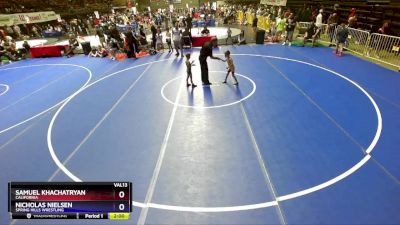 43 lbs Semifinal - Samuel Khachatryan, California vs Nicholas Nielsen, Spring Hills Wrestling