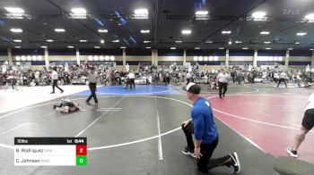 50 lbs Quarterfinal - Braxton Rodriguez, Grindhouse WC vs Caleb Johnson, Rancho Bernardo WC