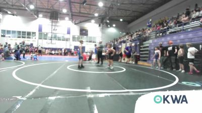 90 lbs Rr Rnd 1 - Hayes Hudson, Sperry Wrestling Club vs Kohen Martin, Bristow Elementary Wrestling Club