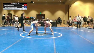 150 lbs Cons. Sub-semis - Jack Abramson, Ruthless Wrestling Club vs Brayden Williams, Gold Schoop