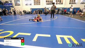 58 lbs Round Of 16 - Cade West, Pawnee Wrestling Club vs Jayce Clark, Team Nomad