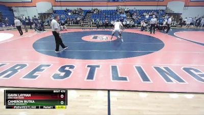 197 lbs 1st Place Match - Cameron Butka, Wilkes University vs Gavin Layman, Ohio Northern