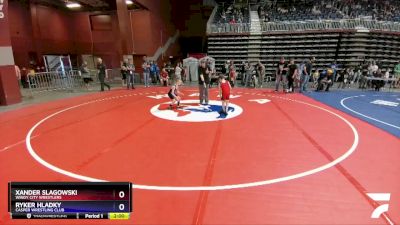 56 lbs Cons. Round 3 - Xander Slagowski, Windy City Wrestlers vs Ryker Hladky, Casper Wrestling Club