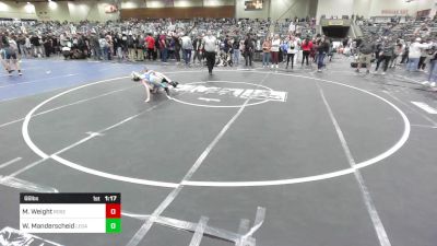 66 lbs Rr Rnd 2 - Mason Weight, Roseburg Mat Club vs Waylon Manderscheid, Legacy Elite