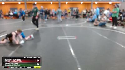 50 lbs Cons. Round 4 - Bowen Lewis, Summerville Takedown vs Johnny Waters, Eastside Youth Wrestling