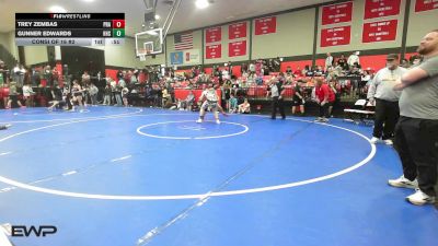 170 lbs Consi Of 16 #2 - Trey Zembas, Prague vs Gunner Edwards, Hulbert High School