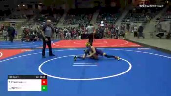 76 lbs Prelims - Tinlee Freeman, Bristow Youth Wrestling vs Logan Kerr, Dark Cloud Wrestling Club