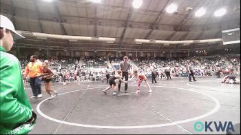 67 lbs Consi Of 16 #2 - Jerzey Charlton, Beggs Youth Wrestling Program vs Daxton Robertson, Gore Pirates Youth Wrestling