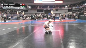 6A 113 lbs Quarterfinal - Elisha Thomas, Clay Chalkville vs Briley Johnston, Saraland