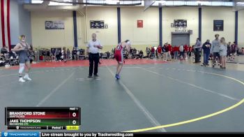 141 lbs Champ. Round 2 - Bransford Stone, UNATTACHED vs Jake Thompson, Rochester-CTC