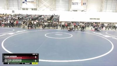 122 lbs Quarterfinal - Peyton Woodson, Deep Roots Wrestling Club vs Fynn Hodkin, Grindhouse Wrestling Club