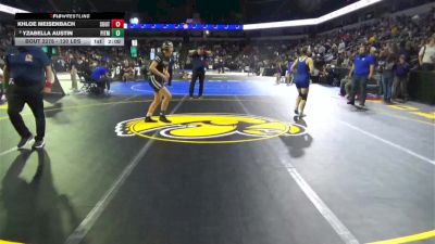 140 lbs Round Of 16 - Khloe Meisenbach, South San Francisco (CC) vs Yzabella Austin, Pitman (SJ)