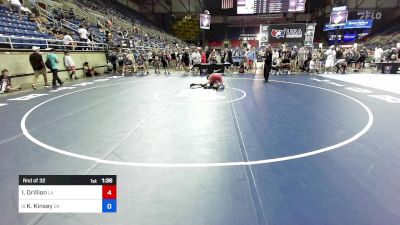 150 lbs Rnd Of 32 - Isaac Orillion, LA vs Keegan Kinsey, GA