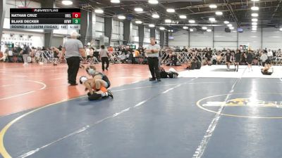 88 lbs Round 4 - 1:30pm Friday - Blake Decker, NYWAY - Iron Empire vs Nathan Cruz, Oklahoma Elite