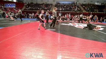 64 lbs Quarterfinal - Mikah Amani, HURRICANE WRESTLING ACADEMY vs Riley Campbell, Berryhill Wrestling Club