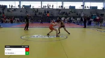 120 lbs Consolation - Kaden Ware, CT vs Watts Goodson, LA