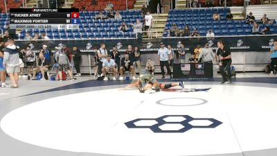 175 lbs Cons. Rd Of 32 - Tucker Athey, Wisconsin vs Maximus Fortier, West Virginia
